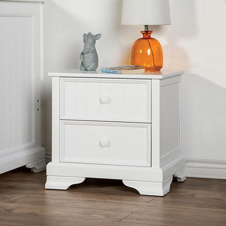  Furniture of America Fanton FM7107WH-N Night Stand IMAGE 1