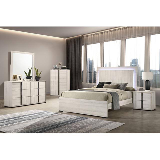  Furniture of America Horten FM7200WH-D Dresser IMAGE 2