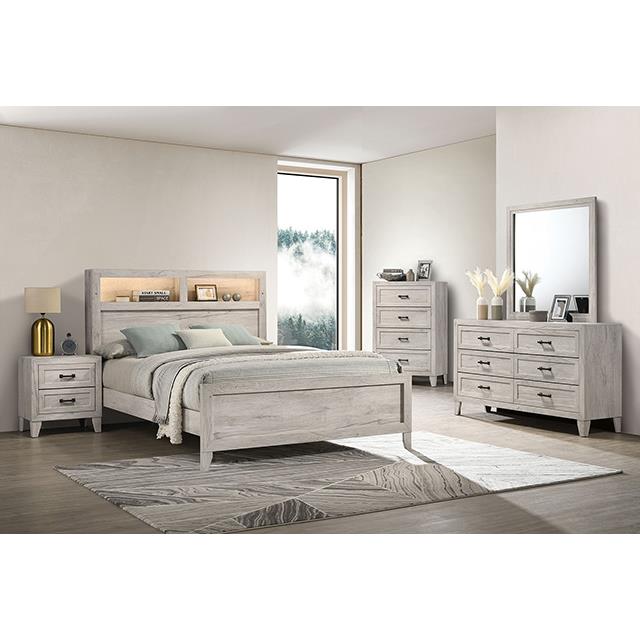  Furniture of America Mysen FM7202WH-M Mirror IMAGE 2