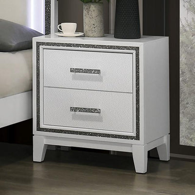  Furniture of America Lucida FM7203WH-N Night Stand IMAGE 1