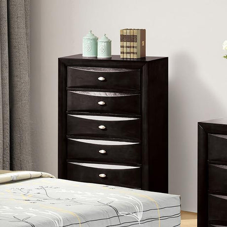 Furniture of America Zosimo FM7210BK-C Chest IMAGE 1
