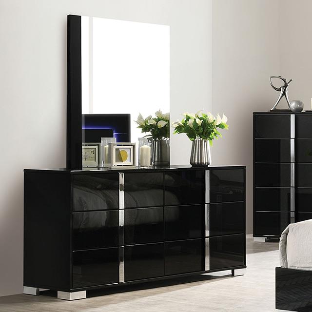  Furniture of America Sinistra FM7211BK-D Dresser IMAGE 1