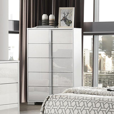  Furniture of America Sinistra FM7211WH-C Chest IMAGE 1
