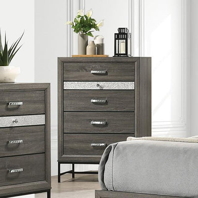  Furniture of America Voleta FM7212GY-C Chest IMAGE 1
