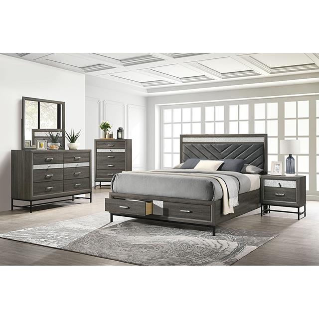  Furniture of America Voleta FM7212GY-C Chest IMAGE 2