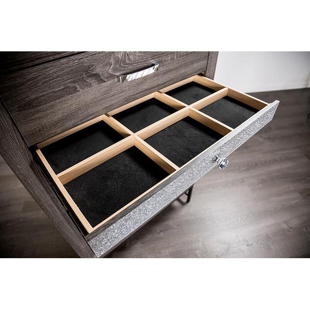  Furniture of America Voleta FM7212GY-C Chest IMAGE 3