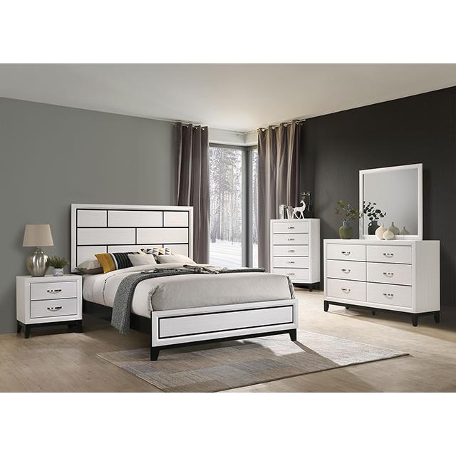  Furniture of America Errico FM7215WH-M Mirror IMAGE 2