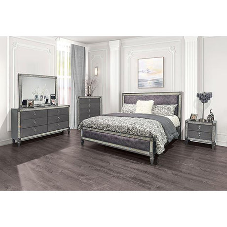  Furniture of America Lyanne FM7240GY-N Night Stand IMAGE 2