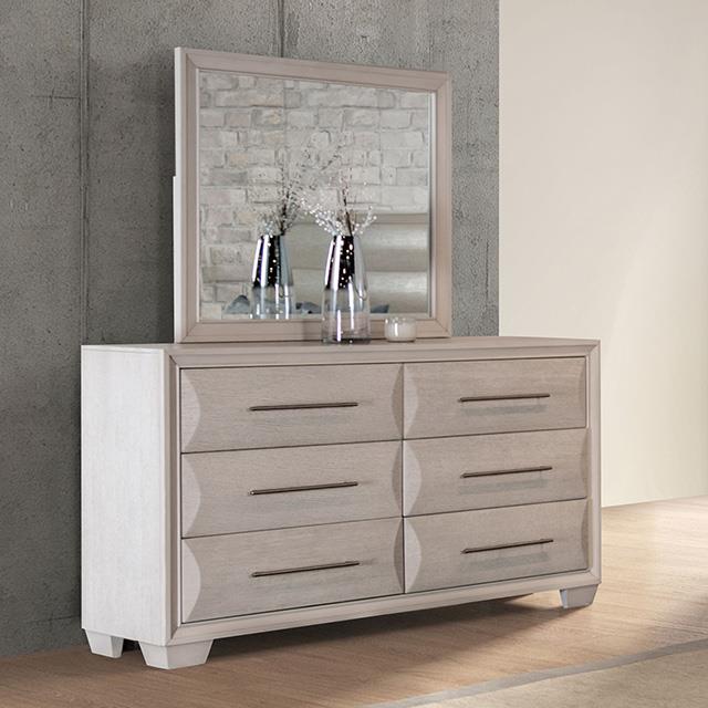  Furniture of America Chemnitz FM7399WH-D Dresser IMAGE 1