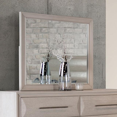  Furniture of America Chemnitz FM7399WH-M Mirror IMAGE 1