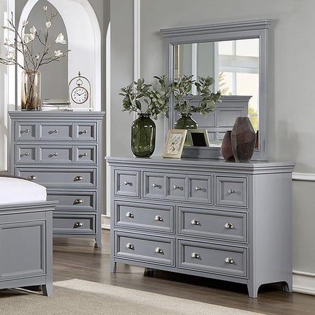  Furniture of America Castlile FM7413GY-M Mirror IMAGE 2