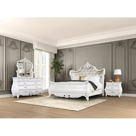  Furniture of America Valentini FM7419WH-M Mirror IMAGE 2