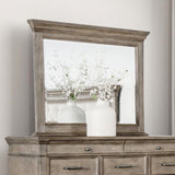  Furniture of America Philomath FM7430BR-M Mirror IMAGE 1