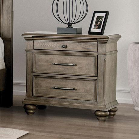  Furniture of America Philomath FM7430BR-N Night Stand IMAGE 1