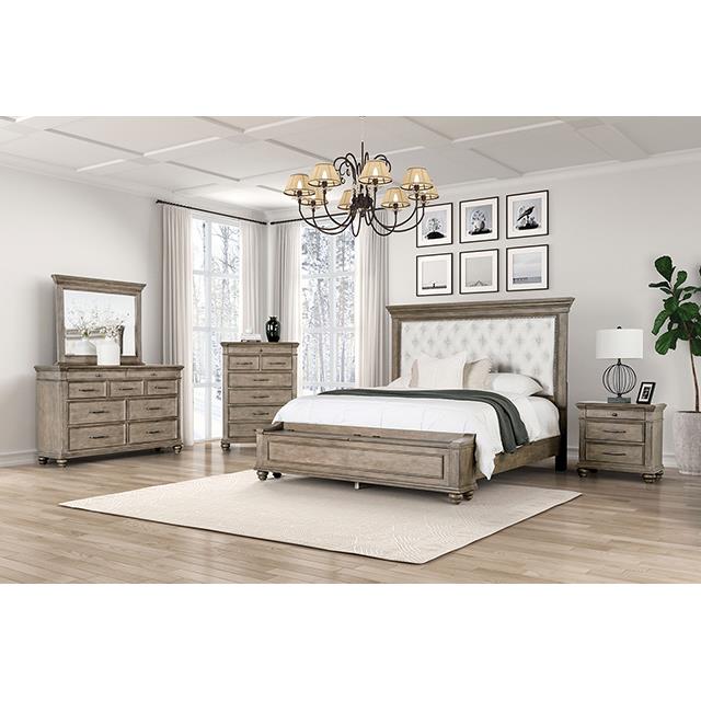  Furniture of America Philomath FM7430BR-N Night Stand IMAGE 2