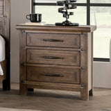  Furniture of America Merthyr FM7431BR-N Night Stand IMAGE 1