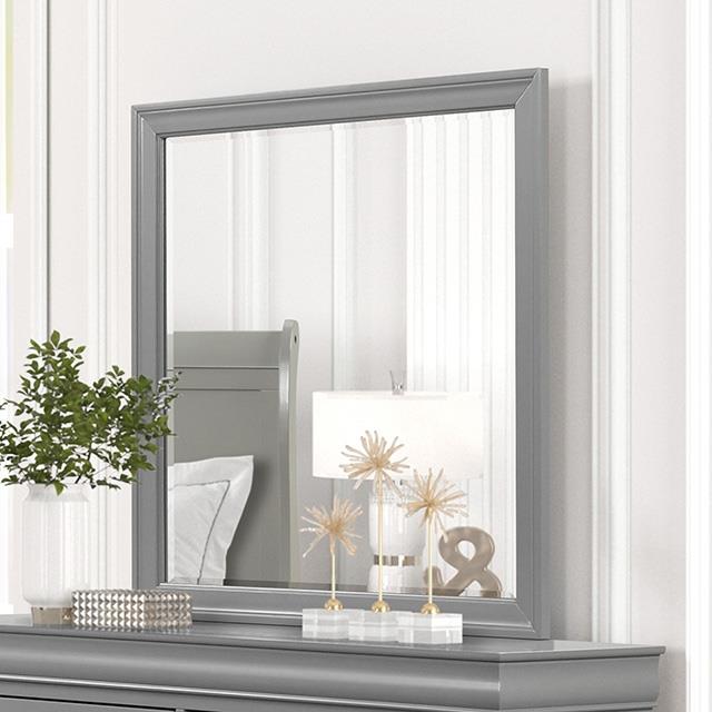  Furniture of America Louis Philippe FM7866GY-M Mirror IMAGE 1