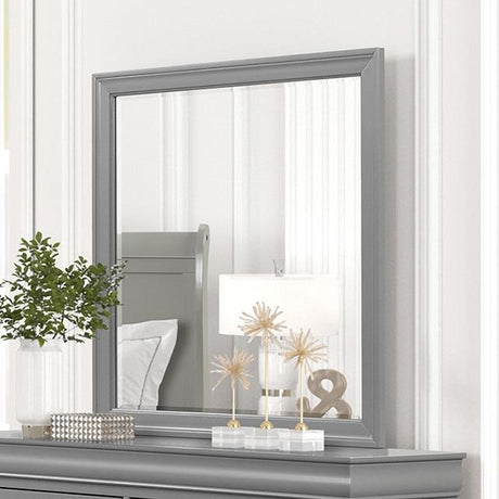  Furniture of America Louis Philippe FM7866GY-M Mirror IMAGE 1