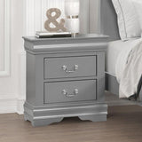  Furniture of America Louis Philippe FM7866GY-N Night Stand IMAGE 1