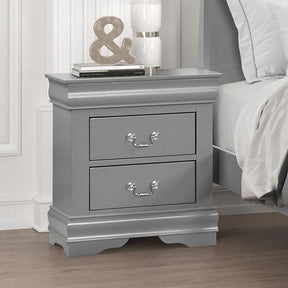  Furniture of America Louis Philippe FM7866GY-N Night Stand IMAGE 1