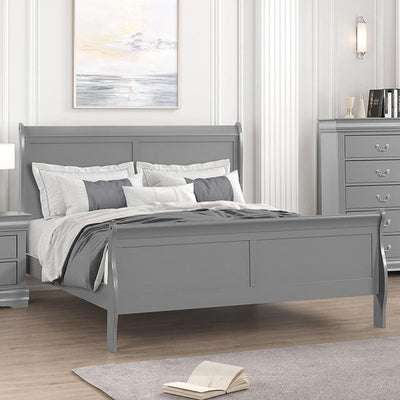  Furniture of America Louis Philippe FM7866GY-Q Queen Bed IMAGE 1