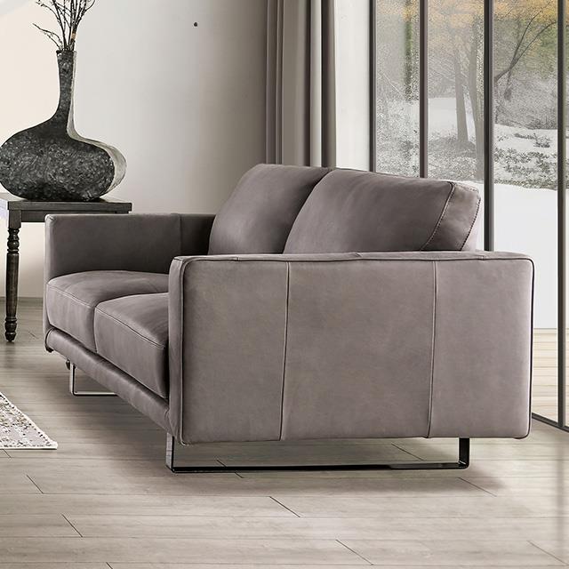  Furniture of America Mezzanotte FM90000GY-LV-PK Loveseat IMAGE 1