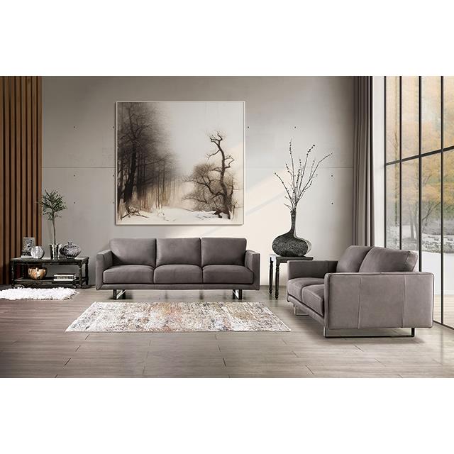  Furniture of America Mezzanotte FM90000GY-SF-PK Sofa IMAGE 2