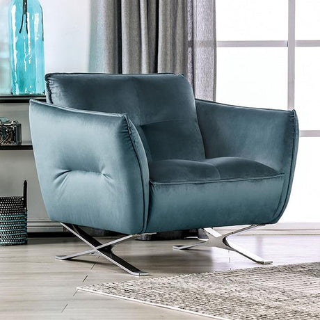  Furniture of America Civellutino FM90004TL-CH-PK Chair IMAGE 1