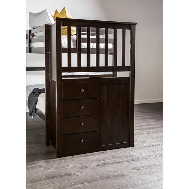  Furniture of America Ontario FM-BK102ES-T Twin/Twin Bunk Bed IMAGE 5