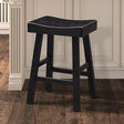  Furniture of America Biasca FM-BR3001BK-24-2PK 24" Stool IMAGE 1