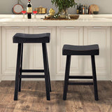  Furniture of America Biasca FM-BR3001BK-24-2PK 24" Stool IMAGE 2