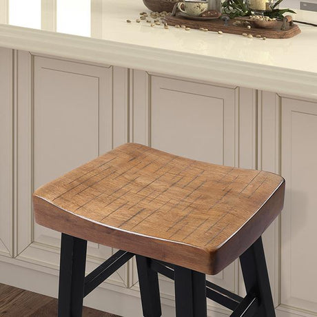  Furniture of America Biasca FM-BR3001BR-29-2PK 29" Stool IMAGE 3