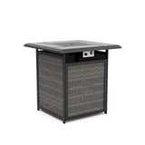  Furniture of America Arosa GM-2024 Fire Pit Counter Height Table IMAGE 3