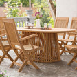  Furniture of America Lovina GM-2031-PK Oval Dining Table IMAGE 1