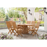  Furniture of America Lovina GM-2031-PK Oval Dining Table IMAGE 2