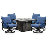  Furniture of America Segovia GM-2039-2PK Swivel Glider Arm Chair IMAGE 2