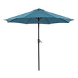  Furniture of America Tano LA-A010BL+BASE 9' Outdoor Umbrella + 21" Round Base IMAGE 1