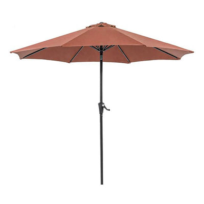  Furniture of America Tano LA-A010RD+BASE 9' Outdoor Umbrella + 21" Round Base IMAGE 1