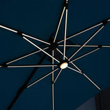  Furniture of America Sano LA-A015TL+BASE 10 Ft Square Umbrella w/ Double Top w/ LED + 37" Large Base IMAGE 13