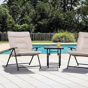  Furniture of America Bastia LA-A018BG-3PK 3 pc Conversation Set IMAGE 1