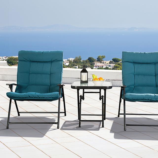  Furniture of America Bastia LA-A018TL-3PK 3 pc Conversation Set IMAGE 1