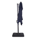  Furniture of America Xico LA-A030TL+BASE 8 Ft Square Umbrella w/ Double Top w/ LED Light + 37" Large Base IMAGE 3
