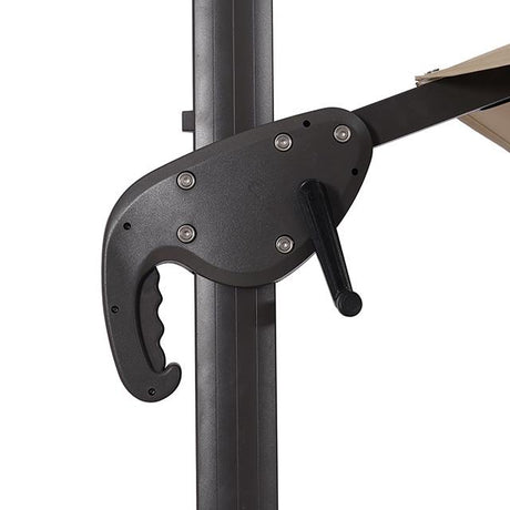  Furniture of America Fera LA-A032BG+BASE 10 Ft Round Umbrella w/ LED Bulb + 37" Large Base IMAGE 6