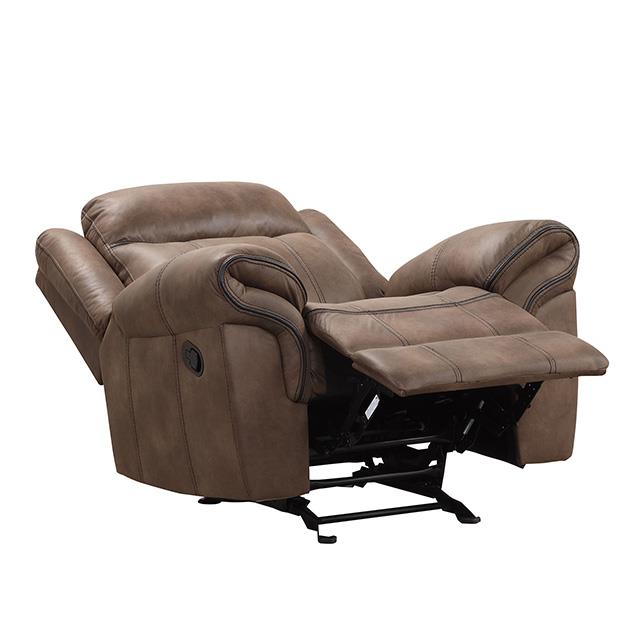  Furniture of America Agata NX6001BR-CH Glider Recliner IMAGE 4