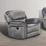  Furniture of America Themis NX6002GY-CH Manual Recliner IMAGE 1