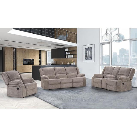  Furniture of America Cosimo NX6003GY-CH Manual Recliner IMAGE 3