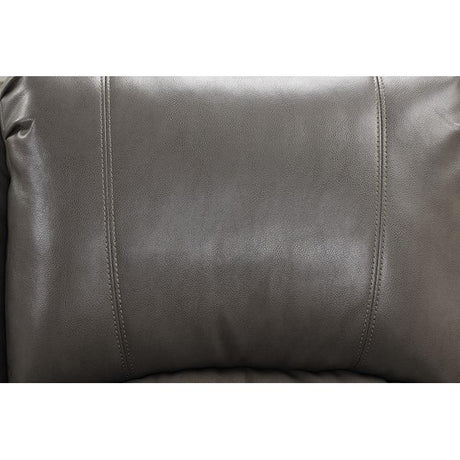  Furniture of America Letha NX6008GY-CH Glider Recliner IMAGE 3