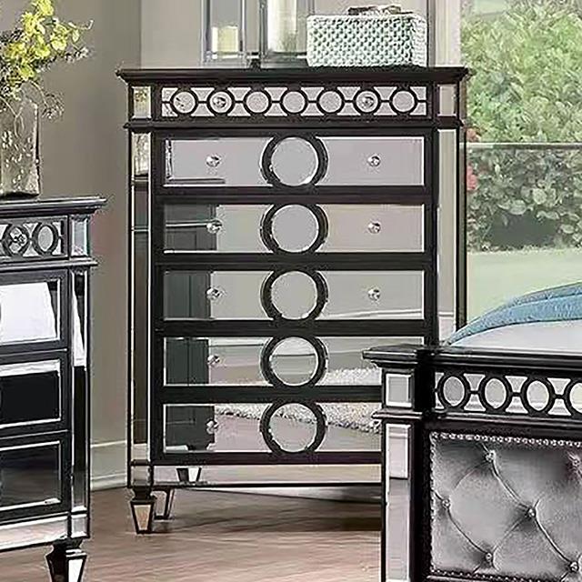  Furniture of America Theola NX7134BK-C Chest IMAGE 1