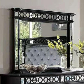  Furniture of America Theola NX7134BK-M Mirror IMAGE 1