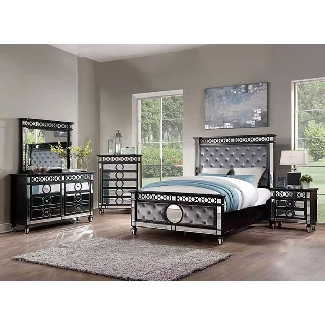  Furniture of America Theola NX7134GY-Q Queen Bed IMAGE 2